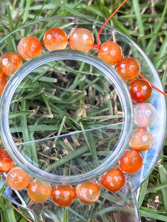 Faceted Carnelian Bracelet